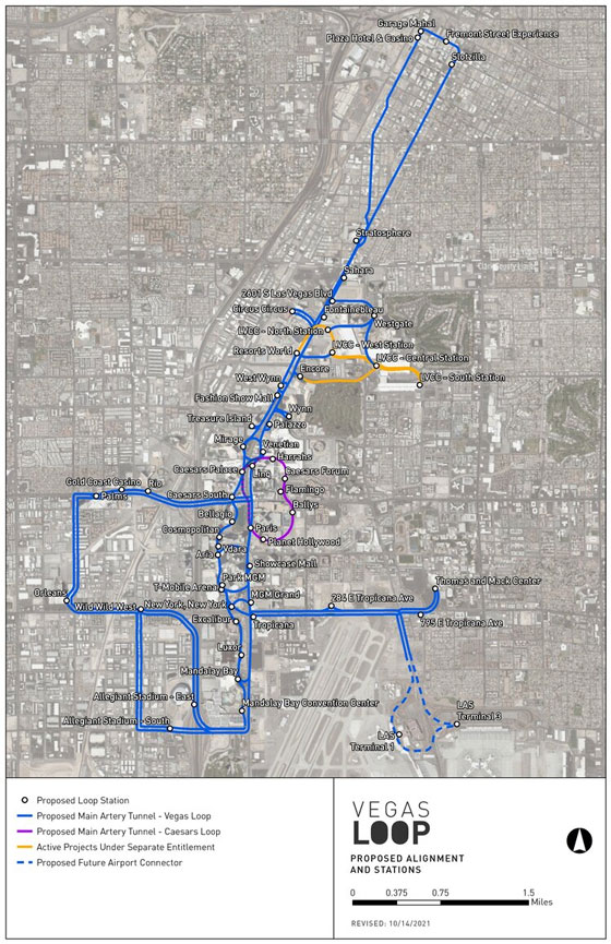 Elon Musk reveals Las Vegas Convention Center Loop station, and its private  shuttles